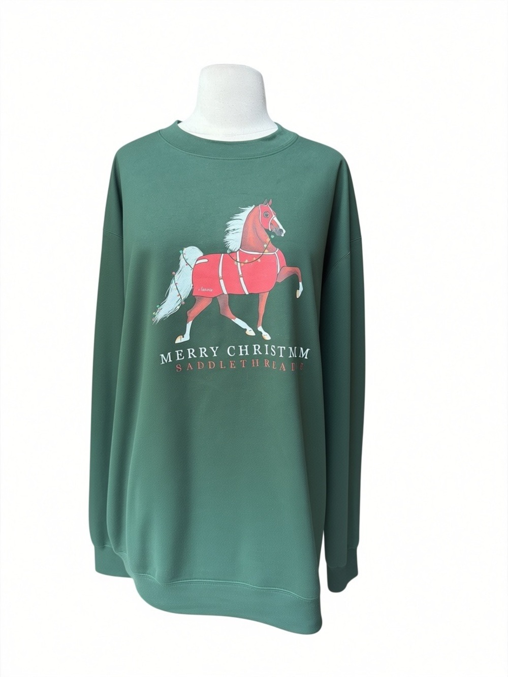 NWOT Champion Saddlethreads "Merry‎ Christmas"
Crewneck Sweatshirt